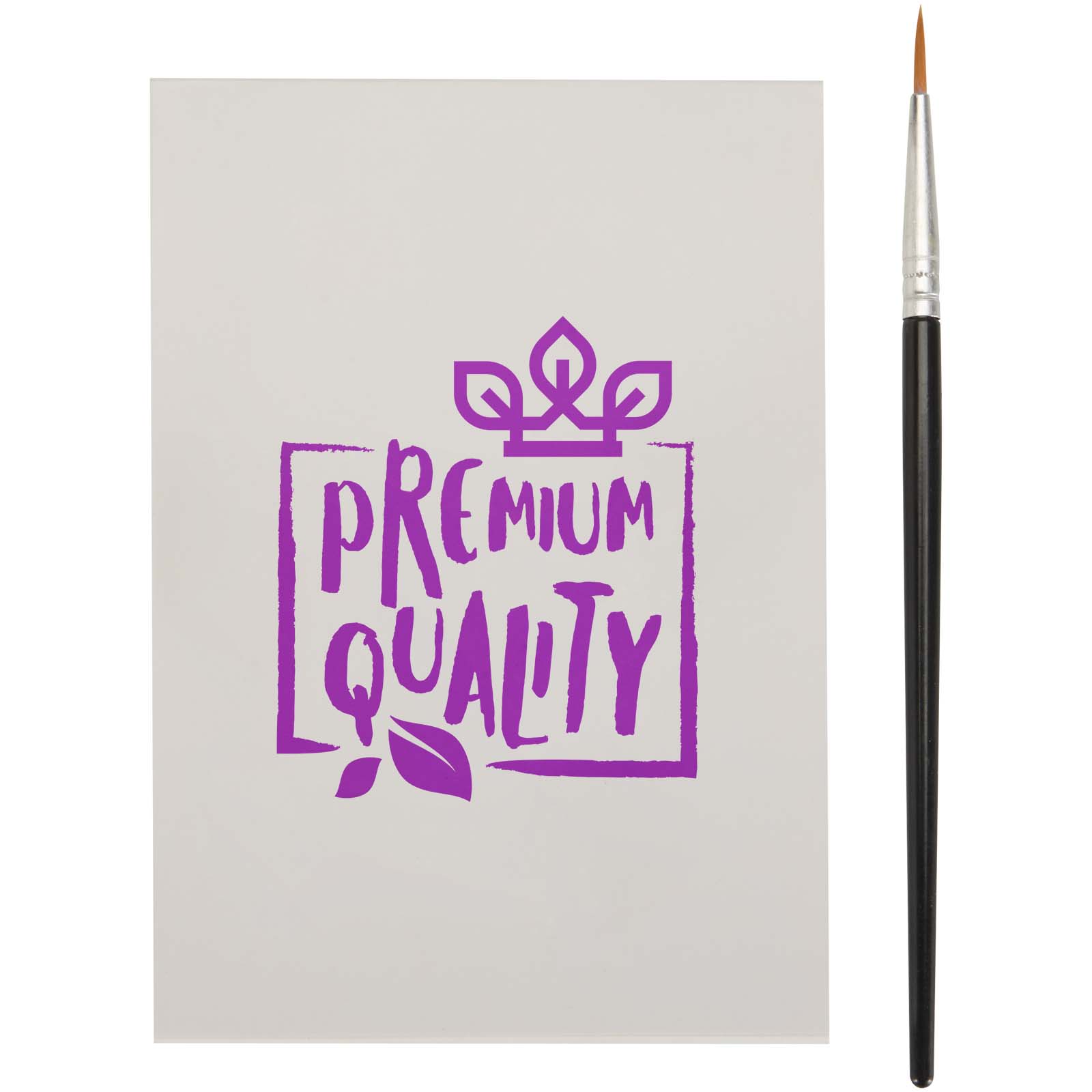 Kleurboek en waterpenseelset bedrukken met logo