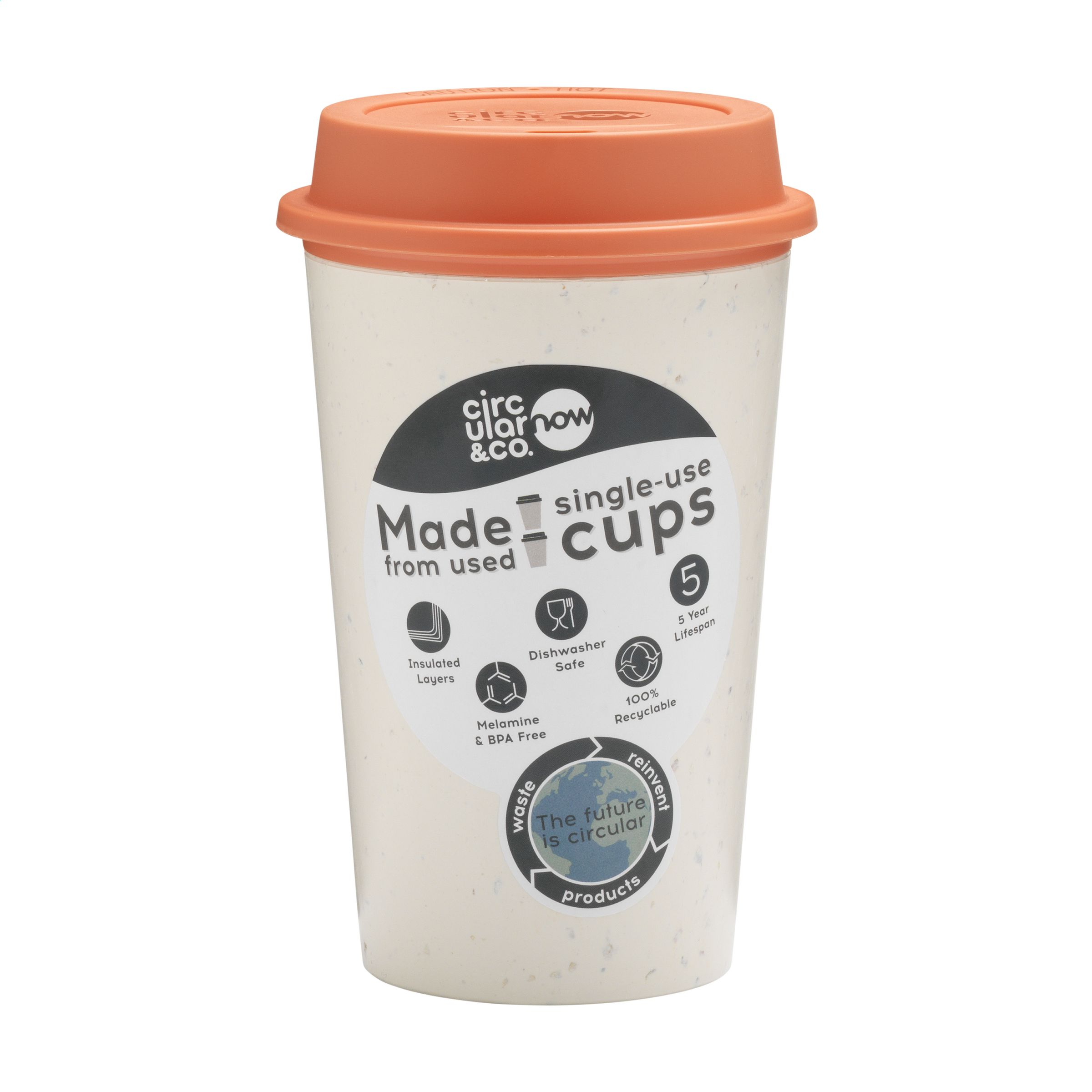 Hergebruikt Koffie To-Go Beker 340 ml - Dentergem