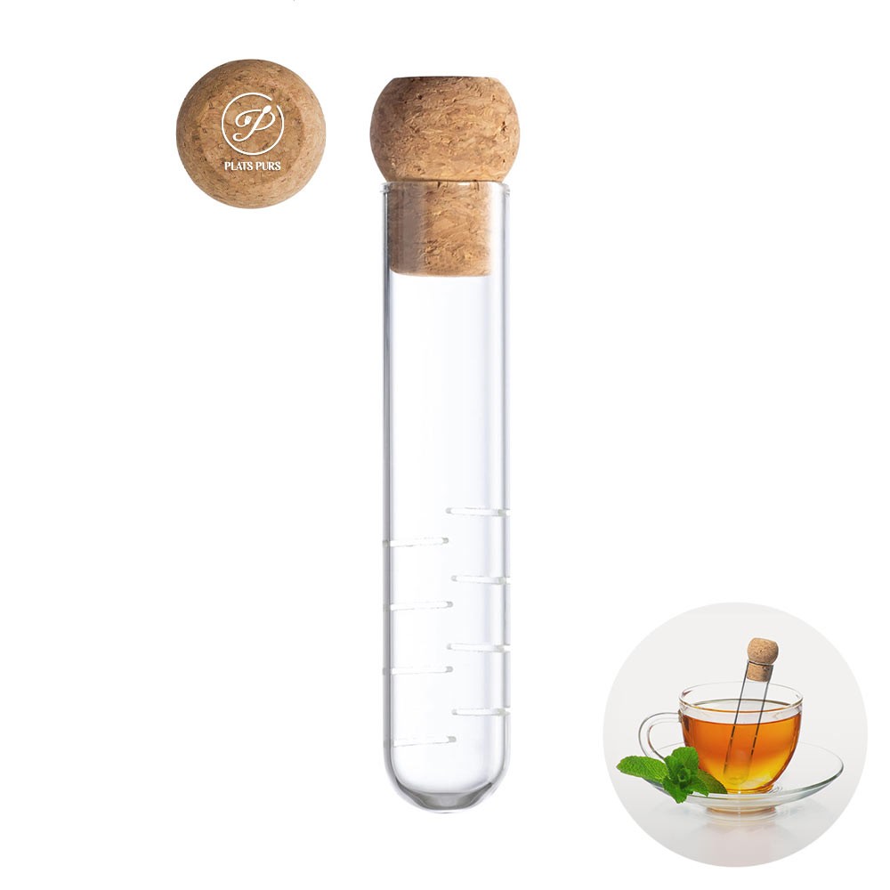 Glazen Thee Infuser met Kurken Stop - Essen
