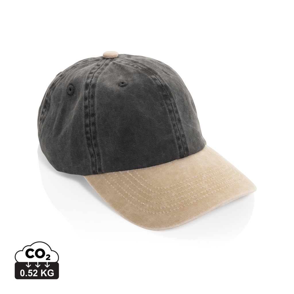 BEAU AWARE™ gewassen 6-panelen 270gsm katoen twill twee kleuren cap