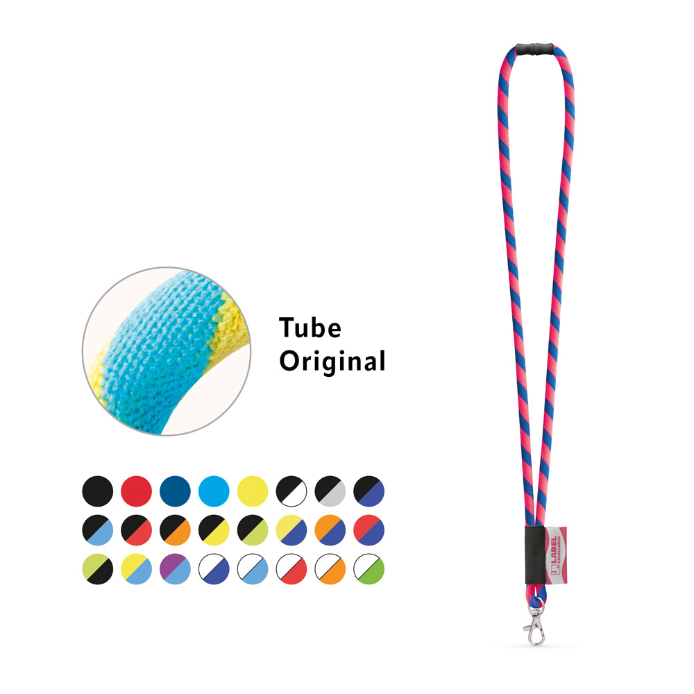 WISBECH. Op maat gemaakte polyamide lanyard