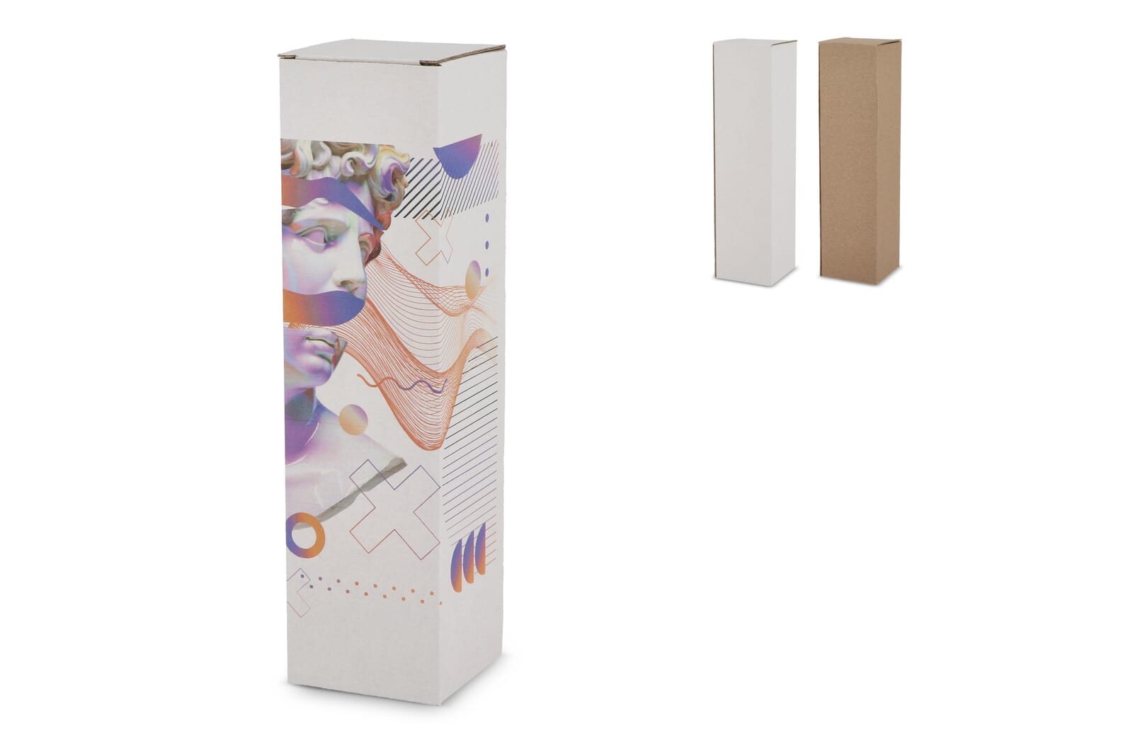 Grote geschenkdoos voor flessen - Moerbeke bedrukken met logo