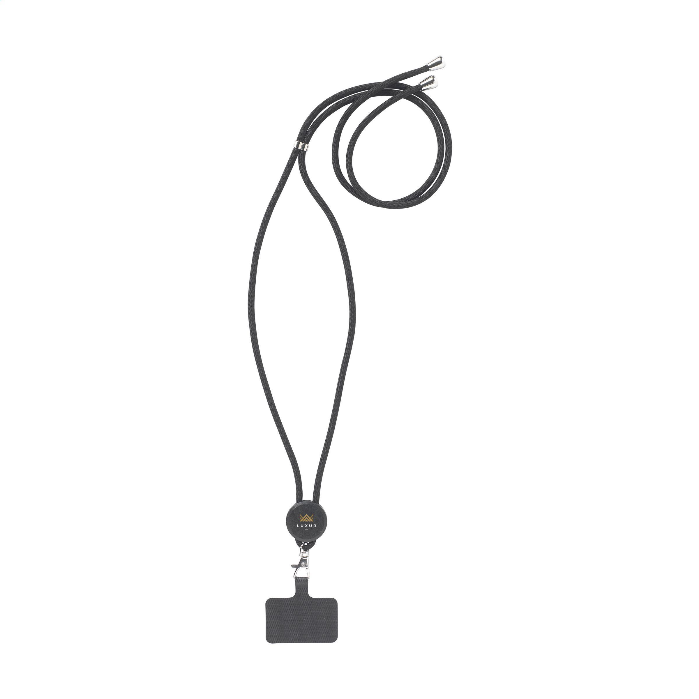 Kant Lanyard GRS RPET 5 mm sleutelkoord