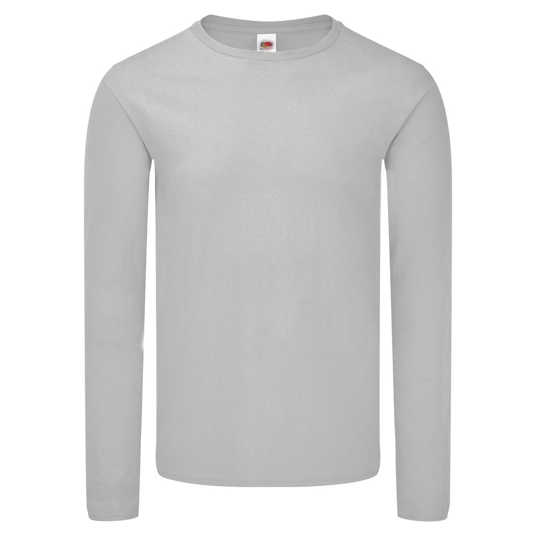 Volwassen Kleur T-shirt Iconisch Lange Mouw - Boutersem