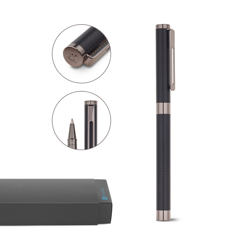 Elegante Zwart Metalen Rollerpen - Riemst