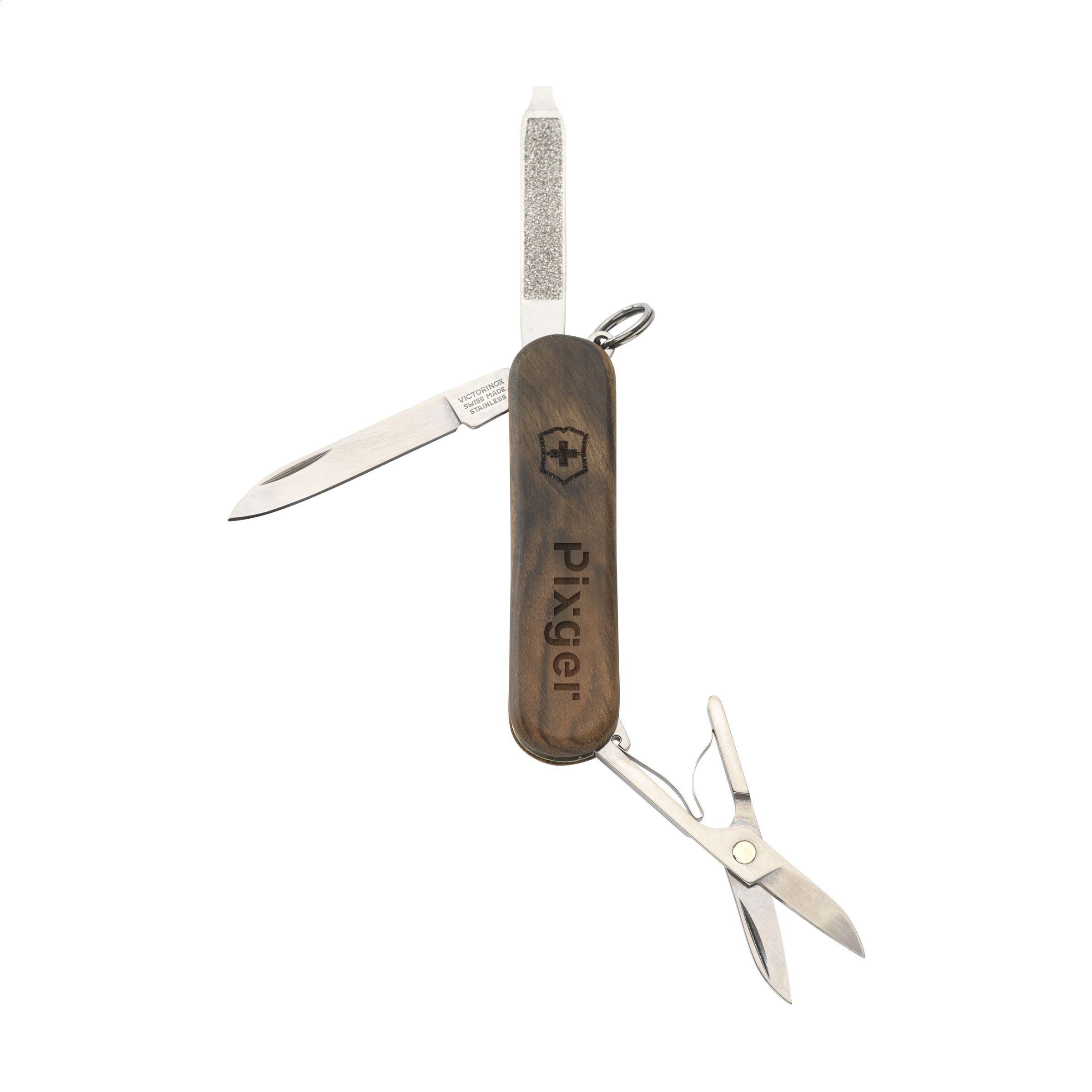 Victorinox Classic SD Wood zakmes bedrukken met logo