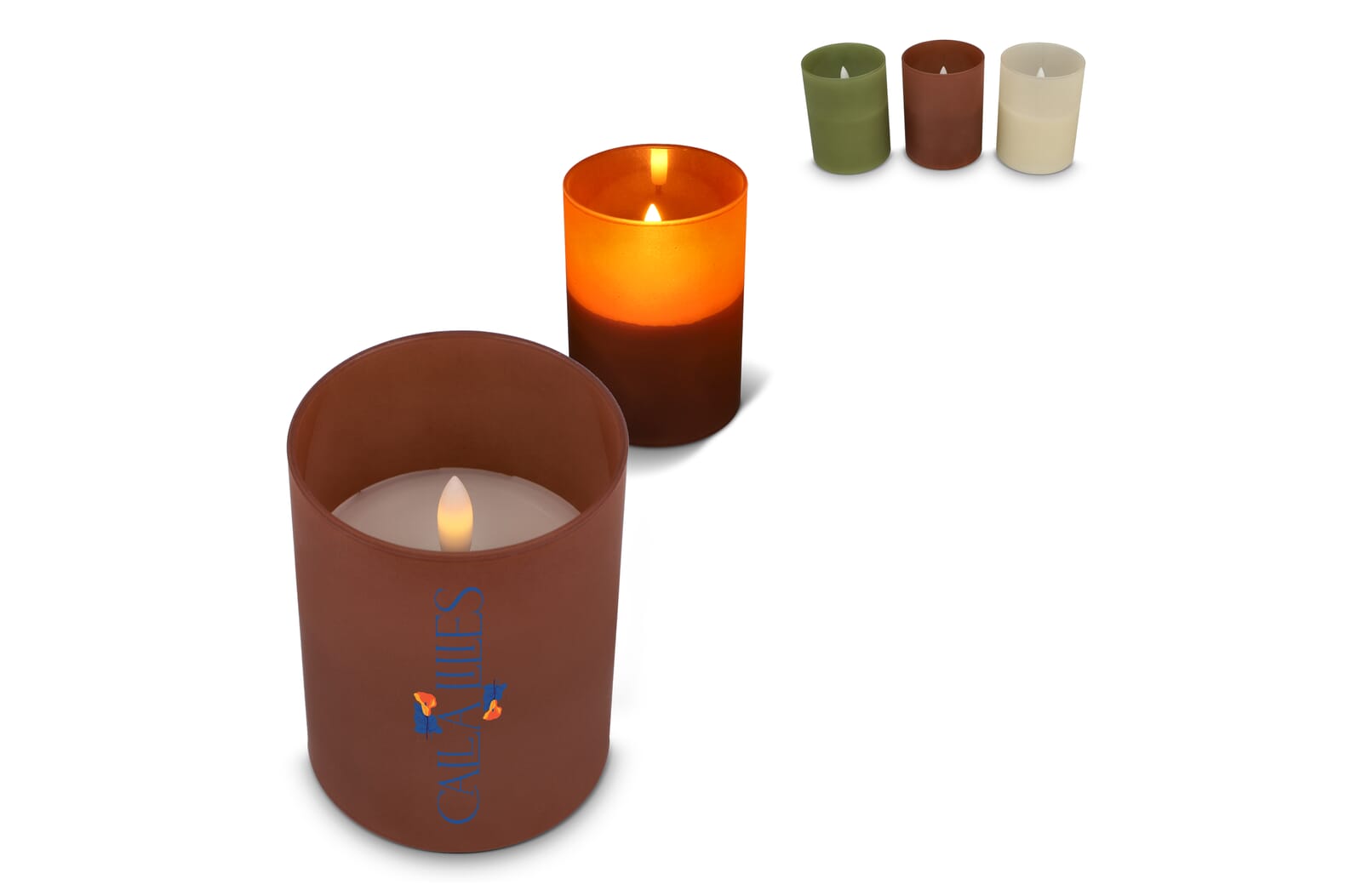Lumineuse Oplaadbare LED Kaars in Glas - Moerbeke