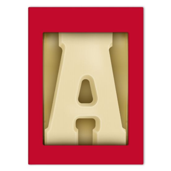 Duurzame Belgische Witte Chocoladeletter - Retie