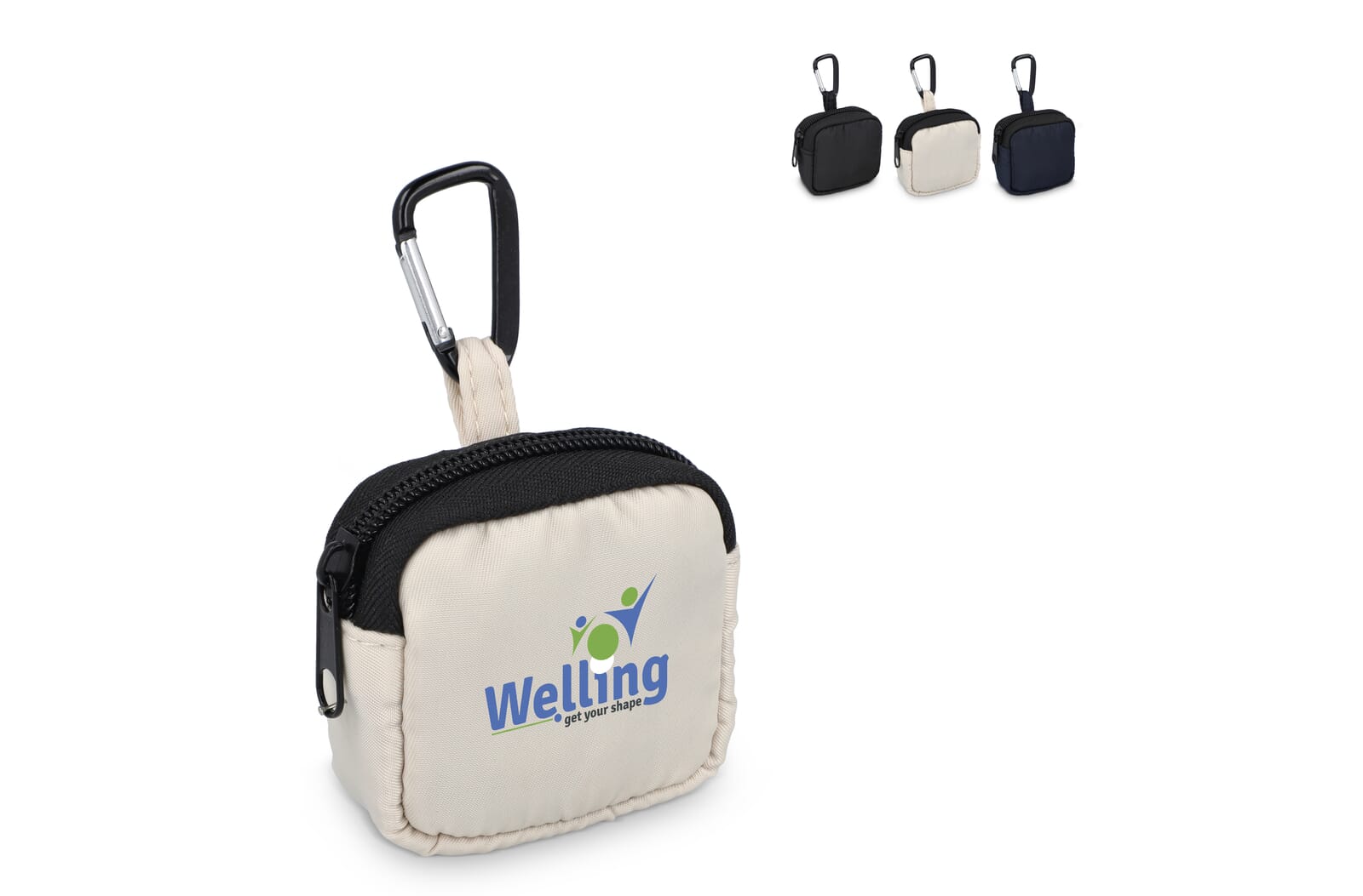 Nylon Oordopjes Etui met Karabijnhaak - Wachtebeke bedrukken met logo