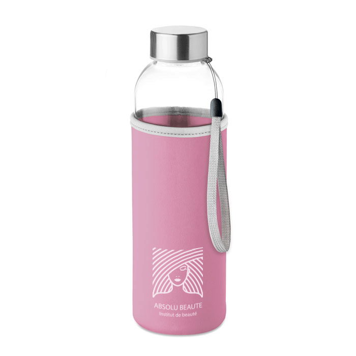 Glazen Fles met Neopreen Hoes 500ml - Sint-Truiden