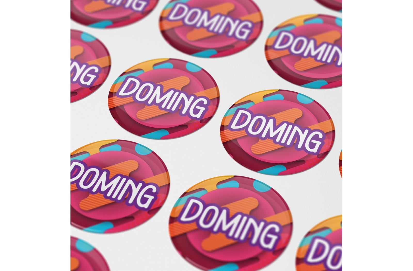 Duurzame 3D Doming Stickers - Keerbergen