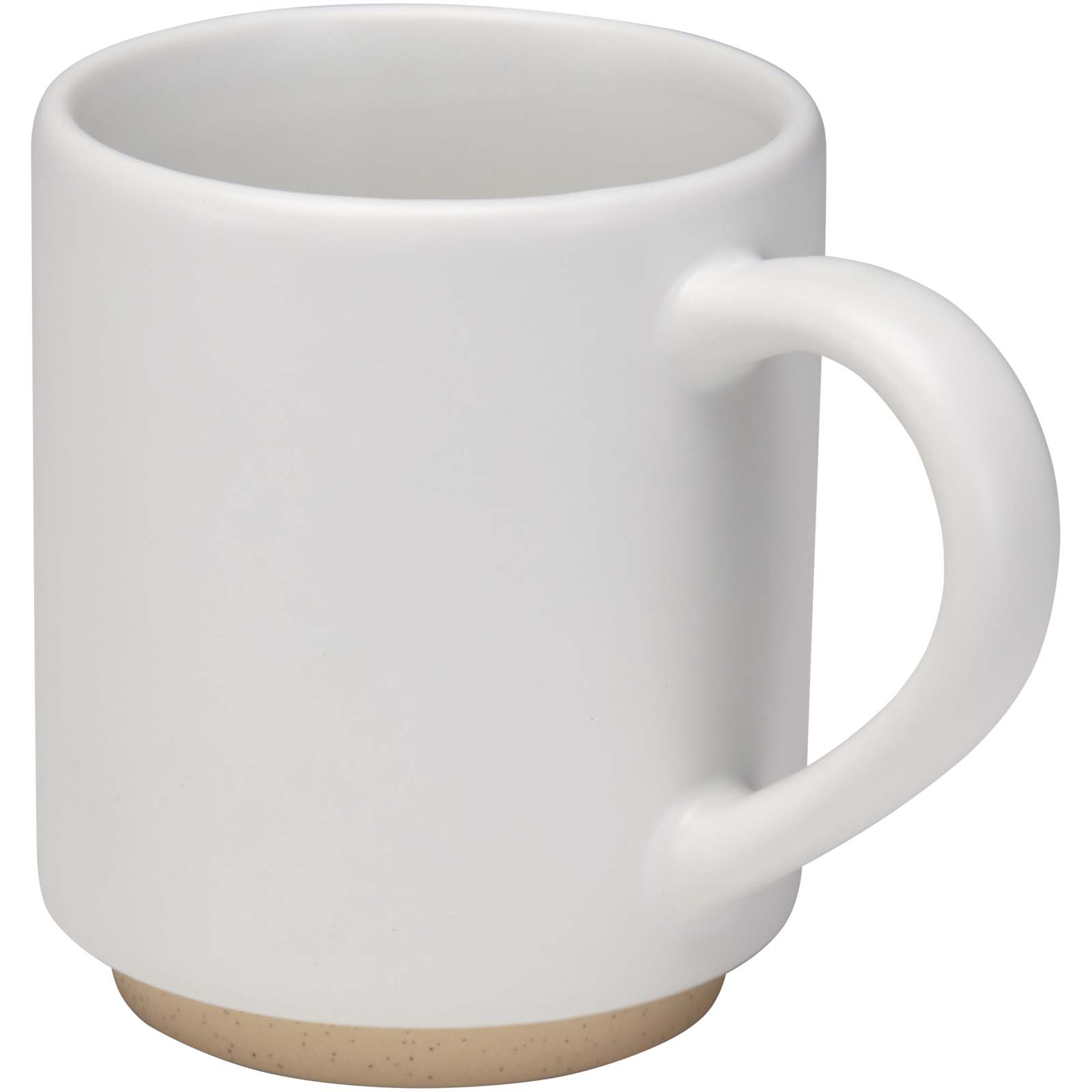 Camilla stapelbare keramische mok 180 ml met matte afwerking en logo bedrukken met logo