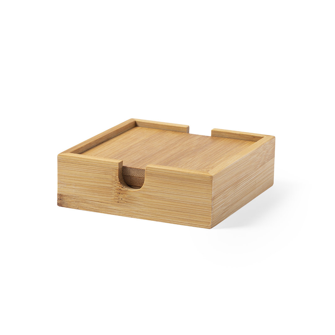 Bamboe Onderzetter Set - Grobbendonk