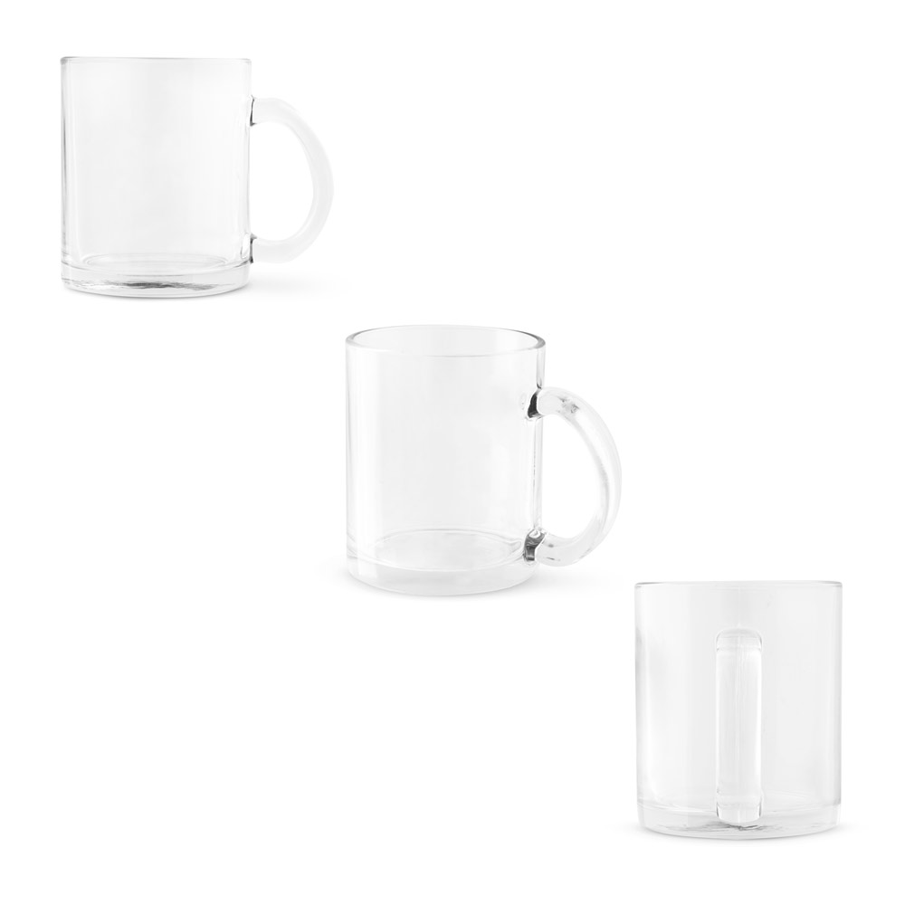 Sublimeerbare glazen mok 350 mL - Veulen