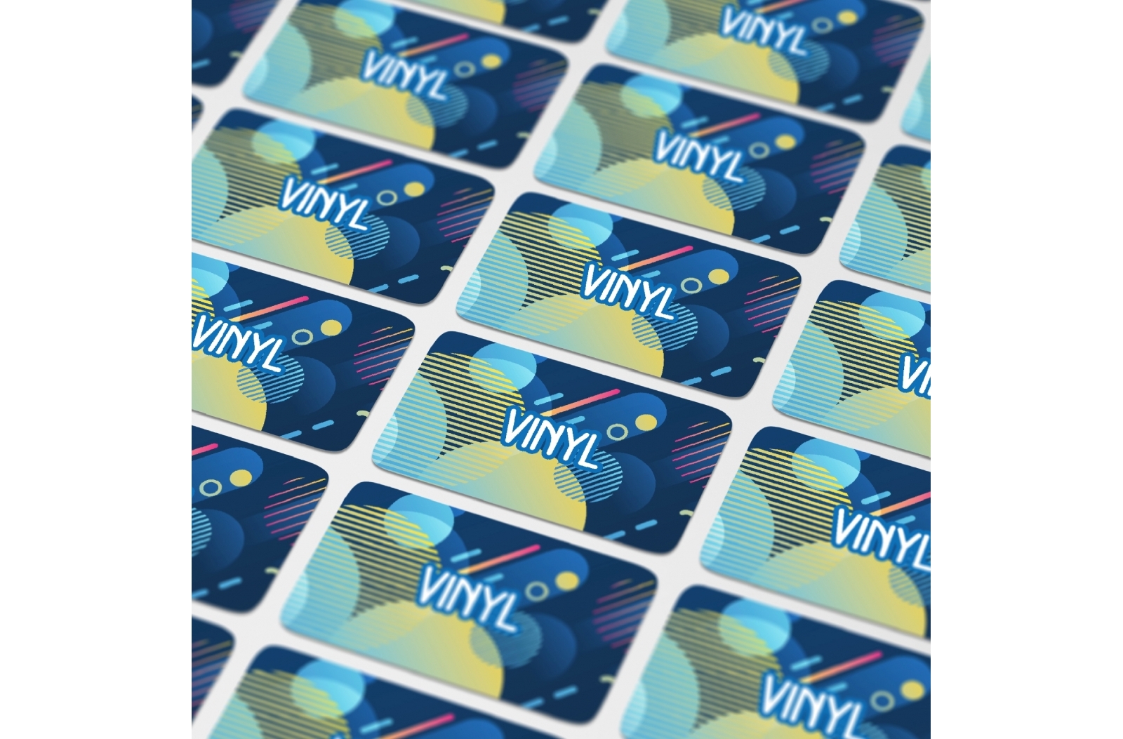 Rechthoekige Vinylsticker 50x20mm - Kasterlee