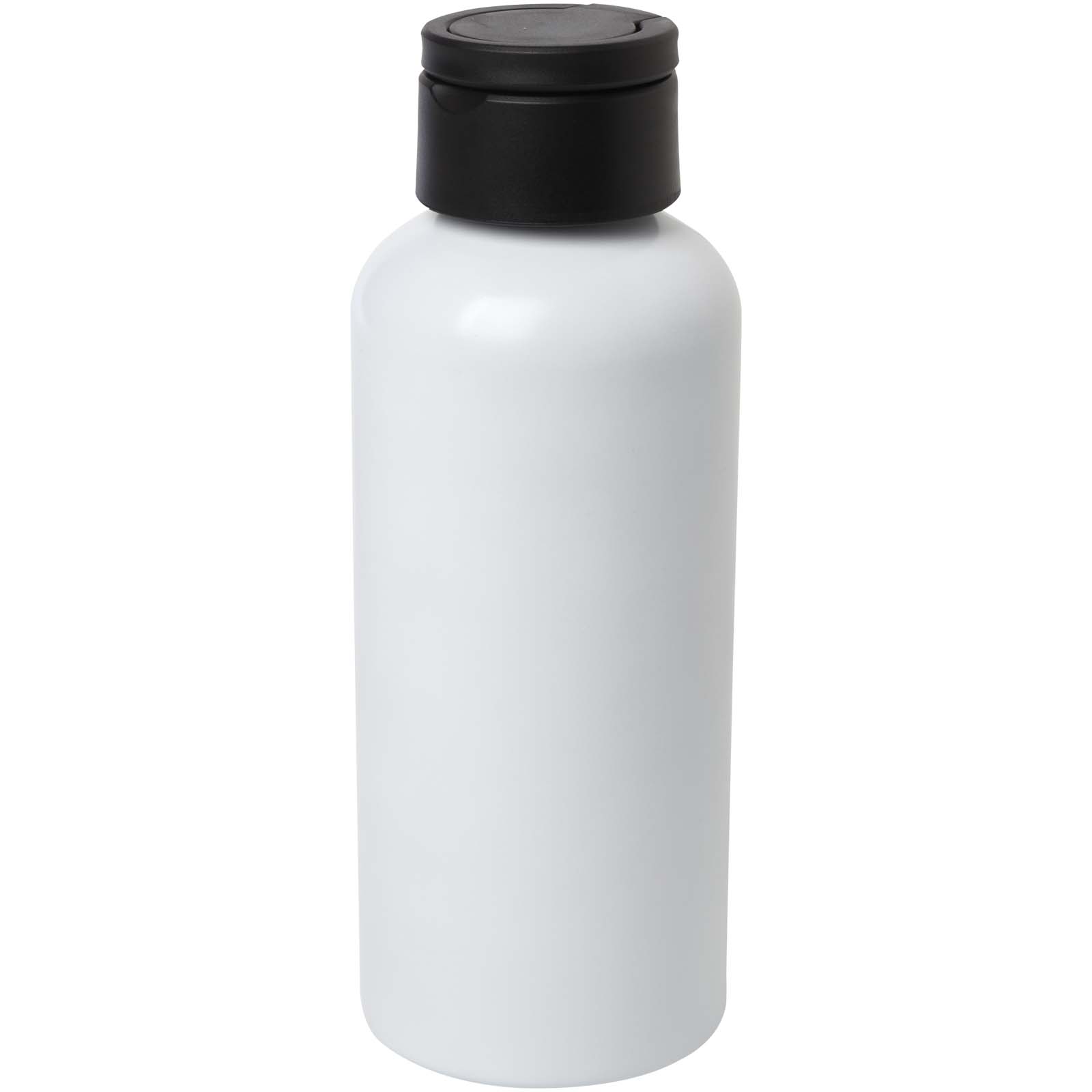 Bouteille d’eau Trinity de 600 ml en aluminium recyclé certifié RCS et couvercle en rPET
