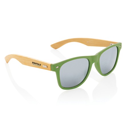 Bamboo en gerecycled plastic zonnebril - Alveringem