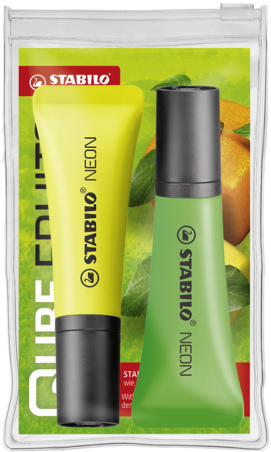 STABILO® NEON etui voor 2 markeerstiften - Ruiselede
