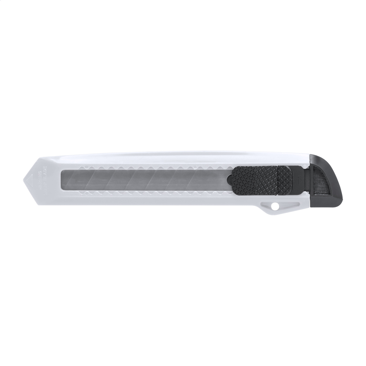 Loktox kunststof papiermes cutter met logo, voordelig bedrukken met logo