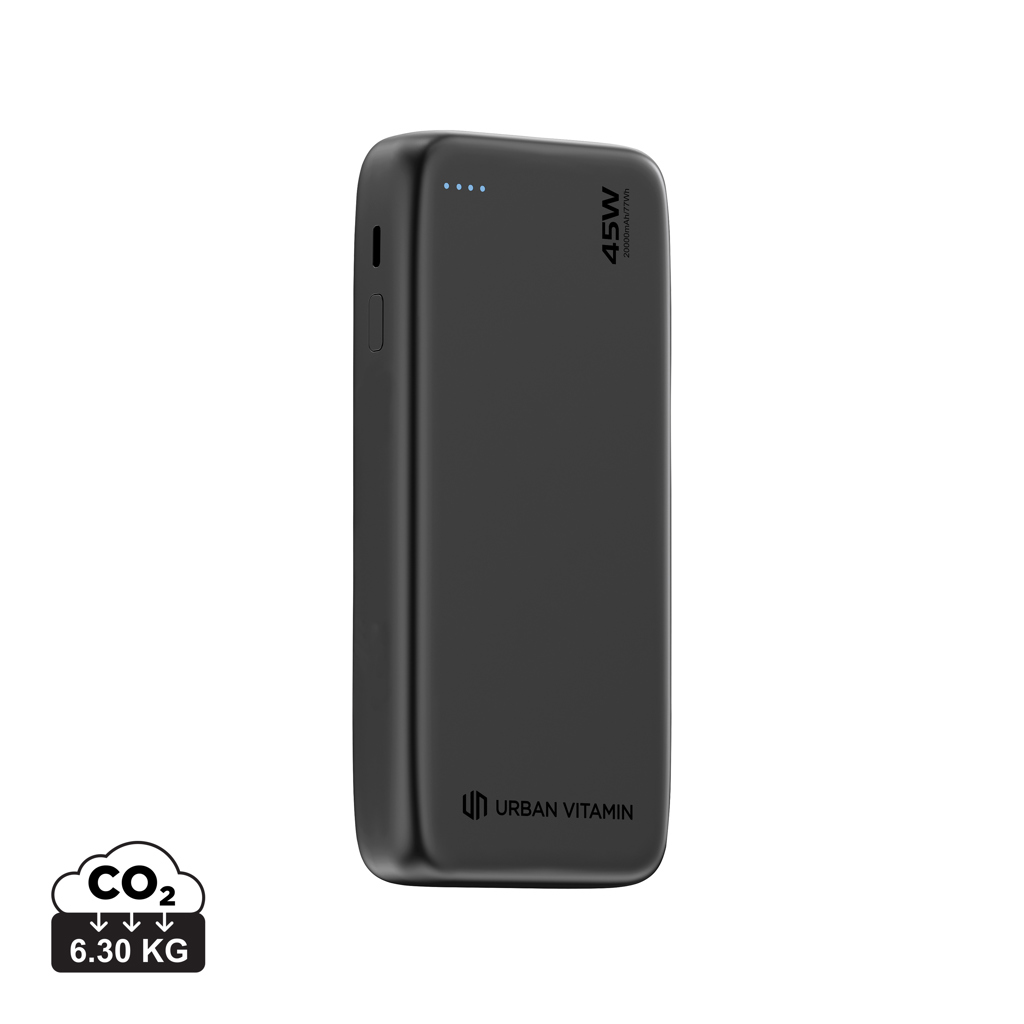 Urban Vitamin San Mateo 45W 20.000 mAh powerbank bedrukken met logo