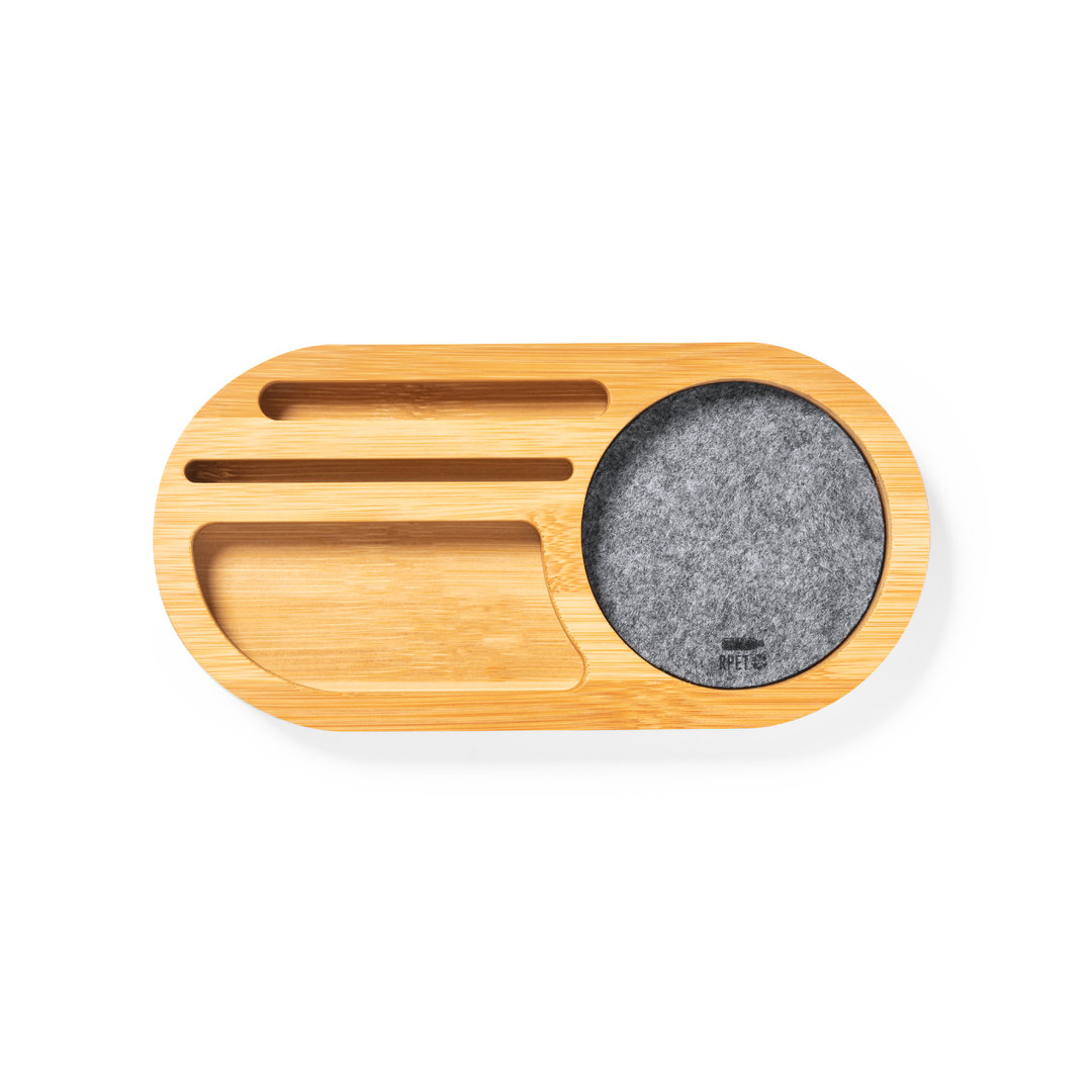 Bamboe en RPET Vilt Organizer - Mortsel