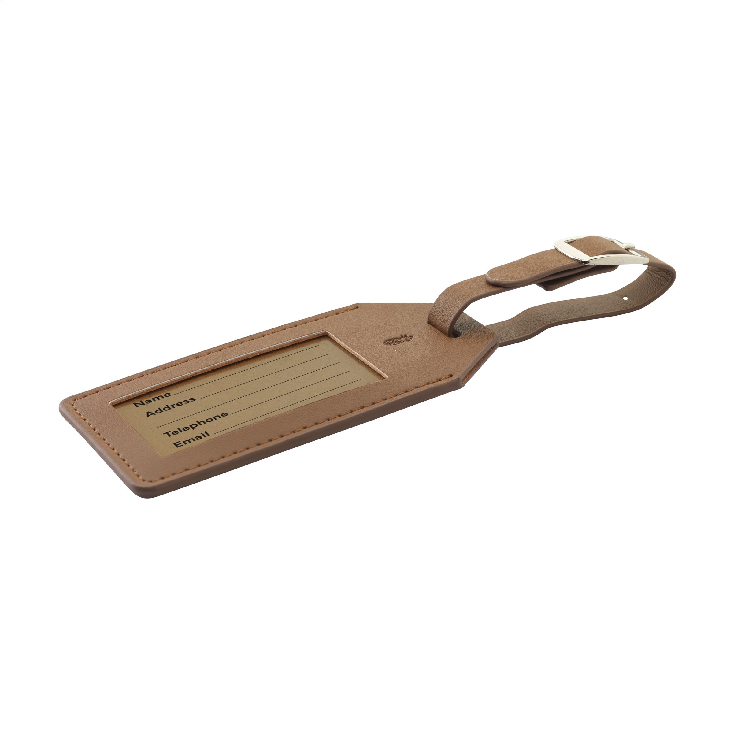 Ananas Leer Bagagelabel - Kortessem