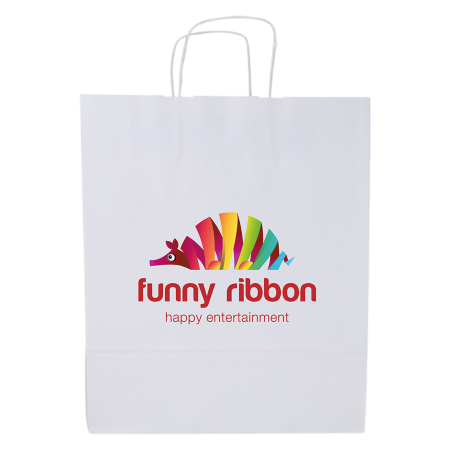 EcoTwist Paper Bag - Opwijk bedrukken met logo