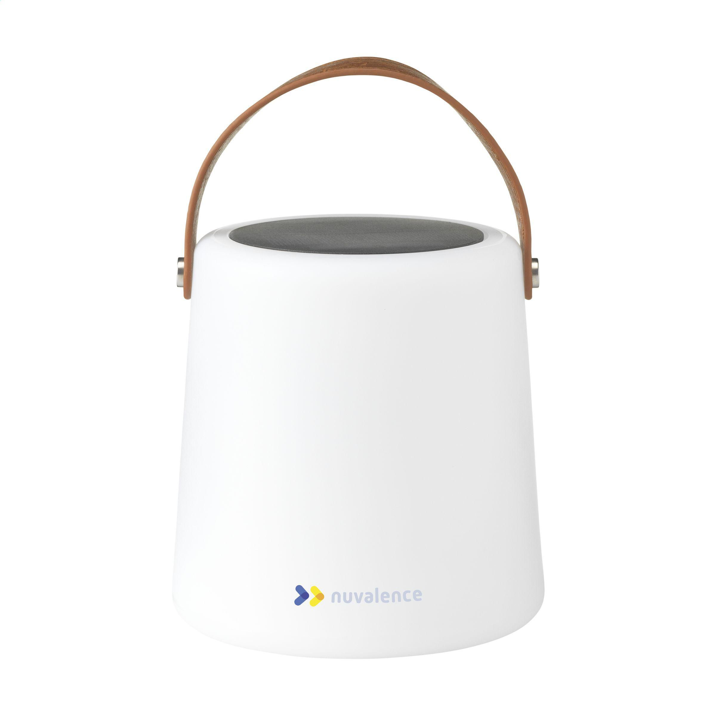 Wooosh Ziva Solarlamp bedrukken met logo