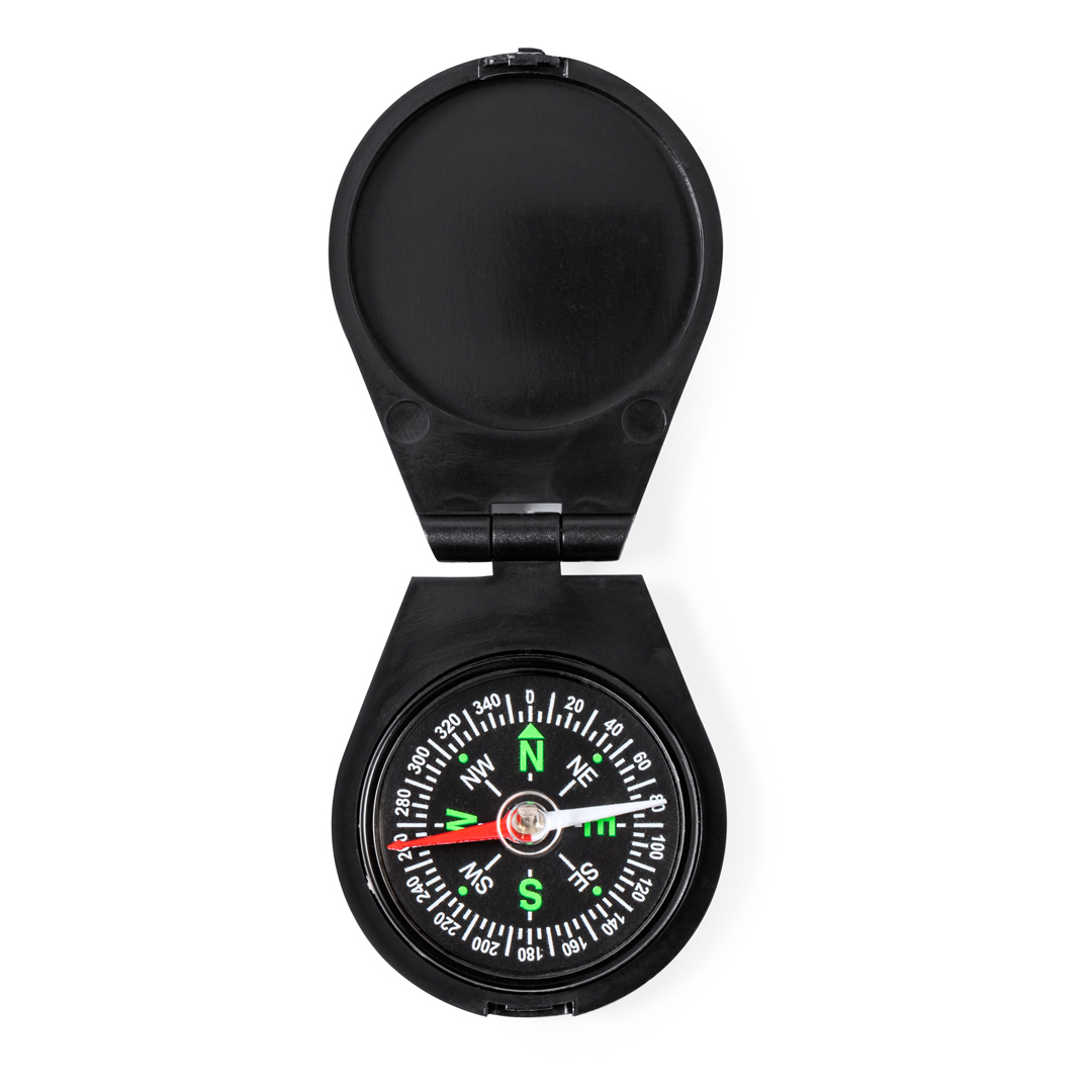 Kompas voor Kamperen bedrukken met logo