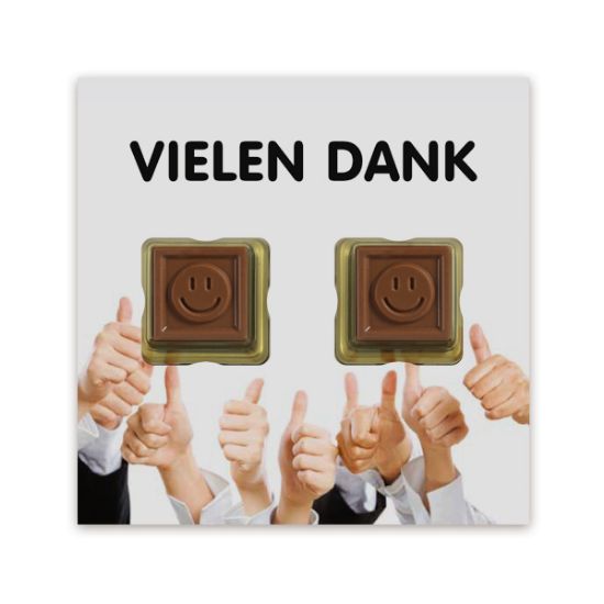 Chocoladekaart met Blokjes - Herstappe