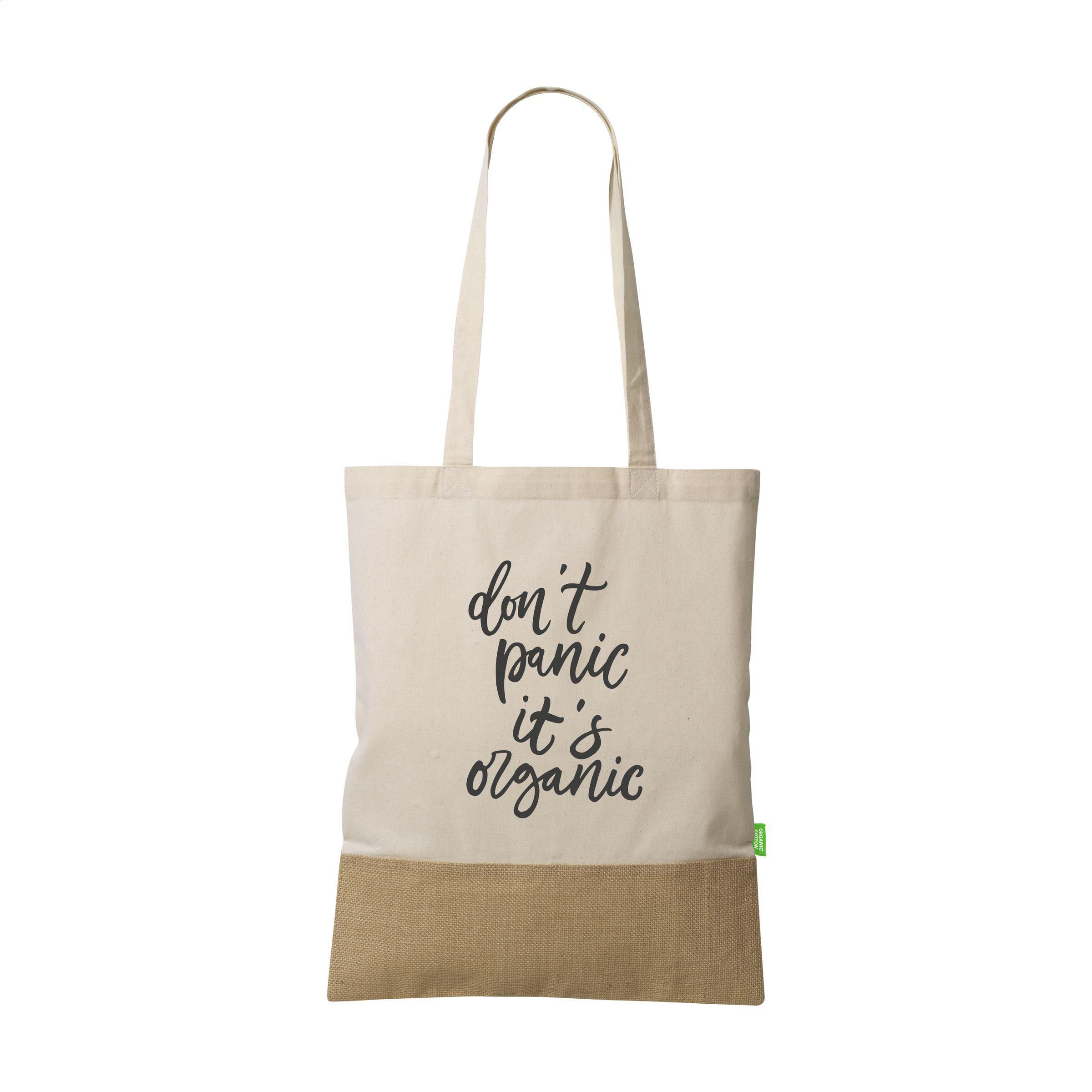 Combi Organic Shopper (160 g/m²) tas bedrukken met logo