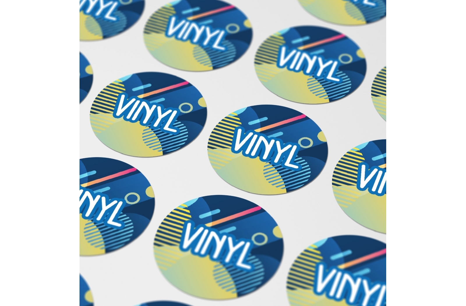 Ronde Vinyl Sticker Ø 25 mm - Vinkt