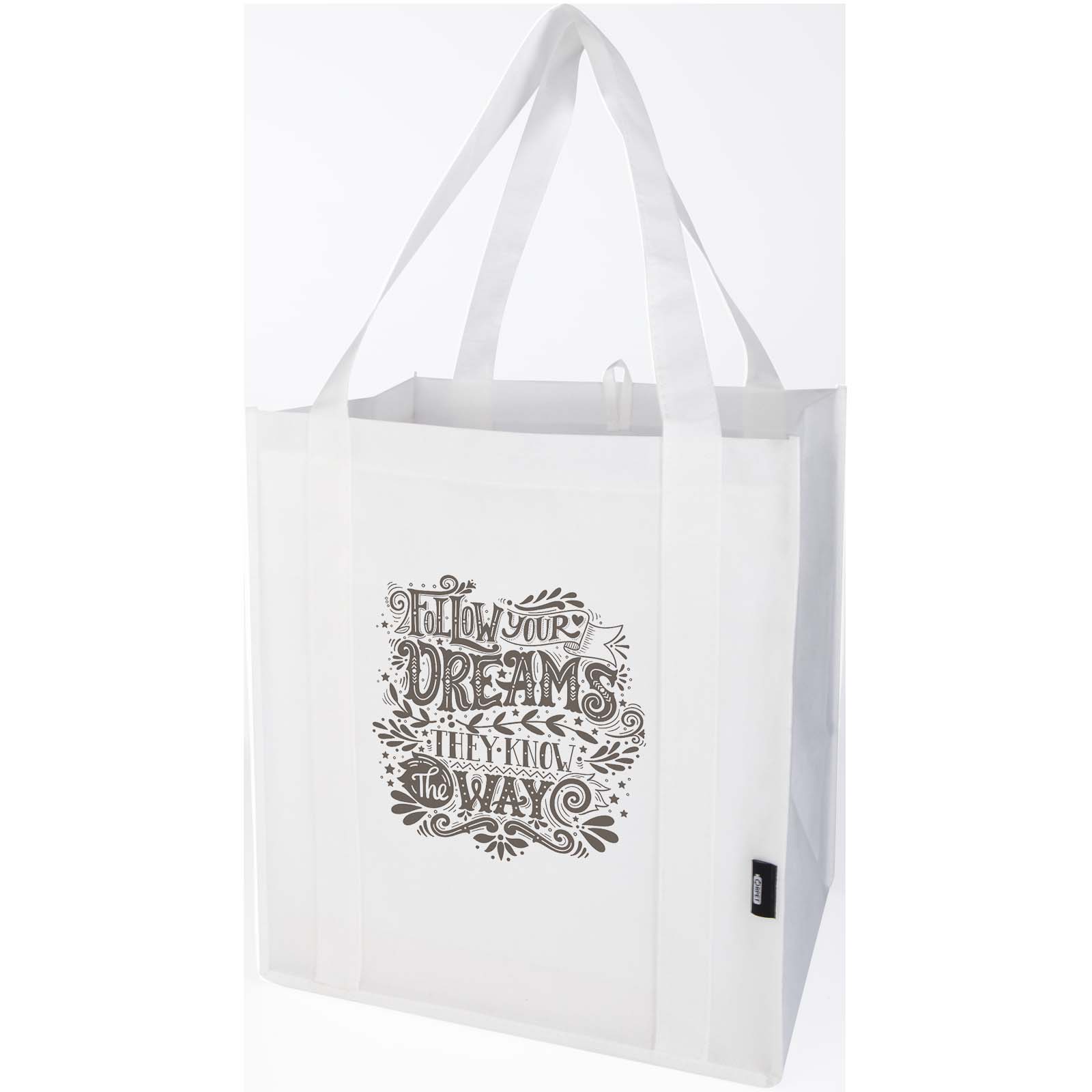 Liberty GRS gerecycled non woven draagtas met bodemplaat 29 l