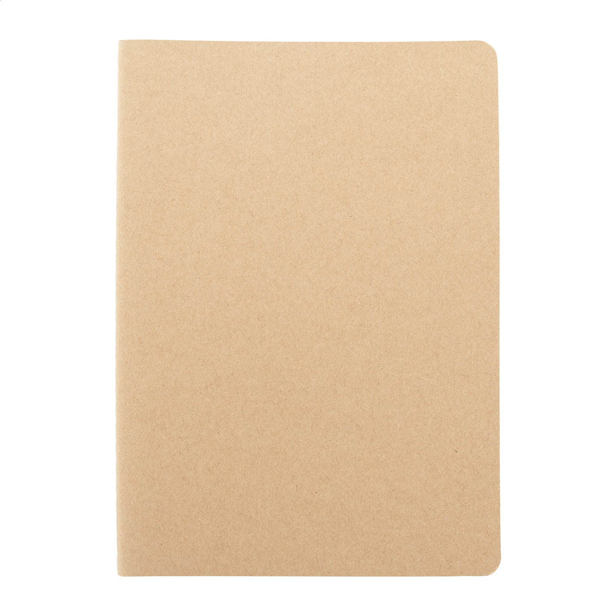 Crofty A5 notitieboek van gerecycled papier met genaaide kaft en logo