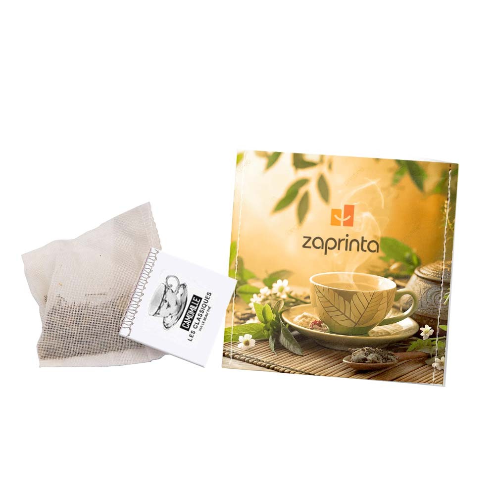 Katoenen Theezakje met Kamille - Roosdaal