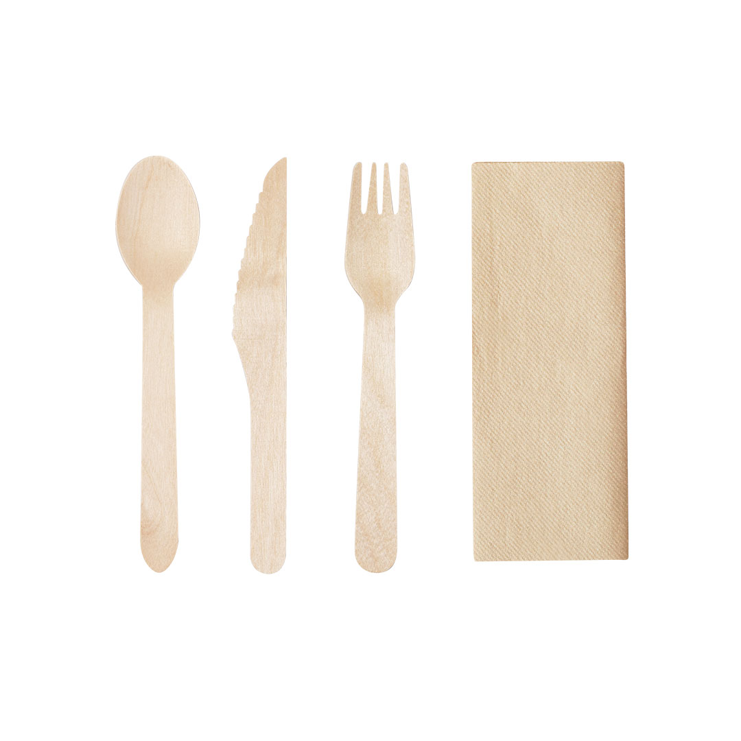 Eco Houten Bestekset - Oosterzele