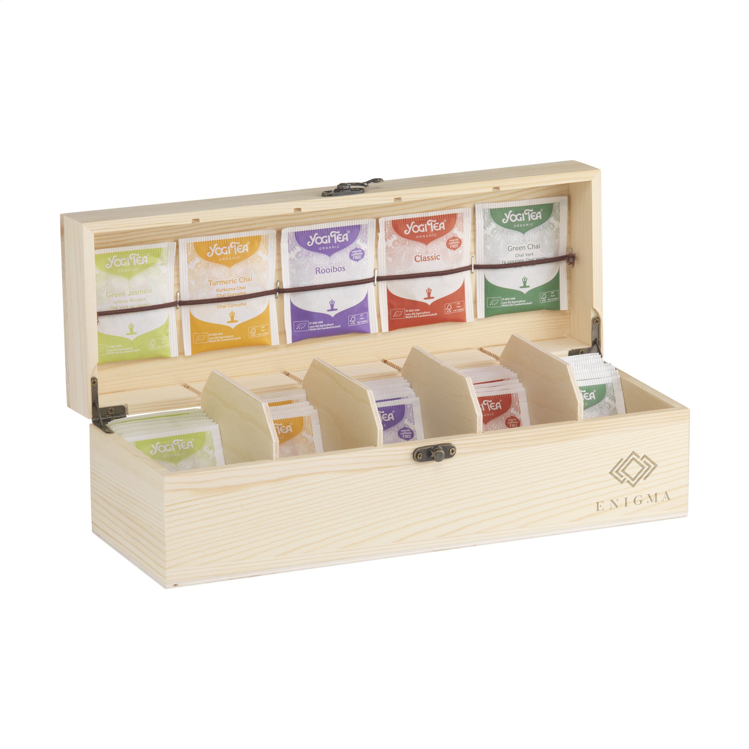 Houten Wijn- en Theedoos - Mechelen