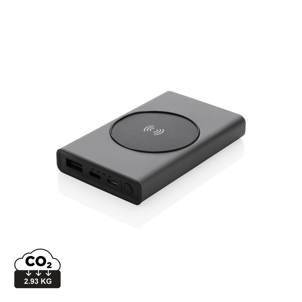 Aluminium Oplaadstation 5000 mAh Draadloos - Lubbeek