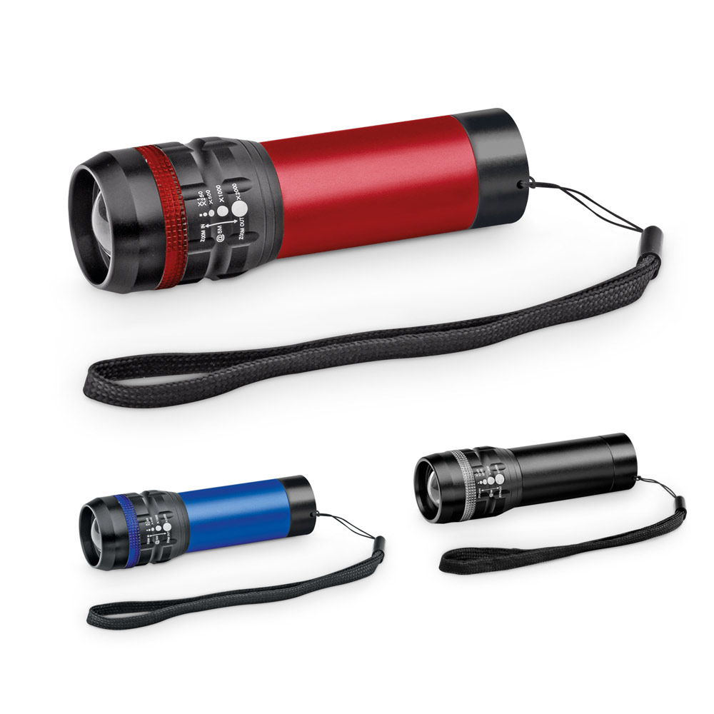 Aluminium Zaklamp met Zoomfunctie - Dentergem