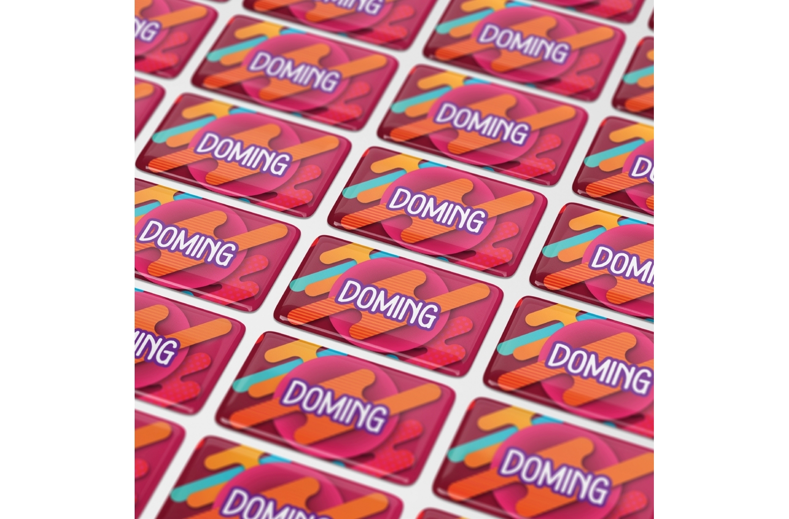 Driedimensionale Doming Sticker - Bekkevoort