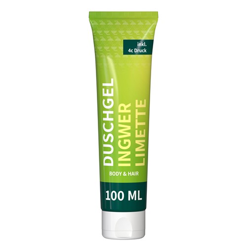 Ginger Lime douchegel voor lichaam en haar met logo bedrukken met logo