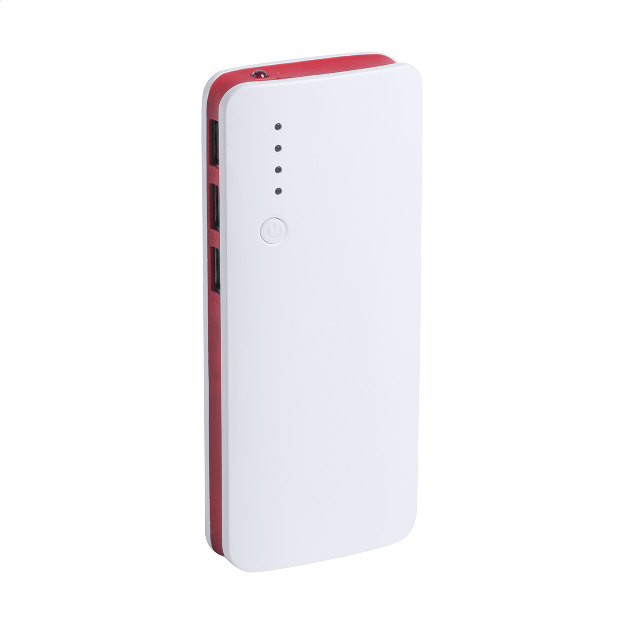 Tenak powerbank van kunststof met 10000 mAh en uw logo bedrukken met logo