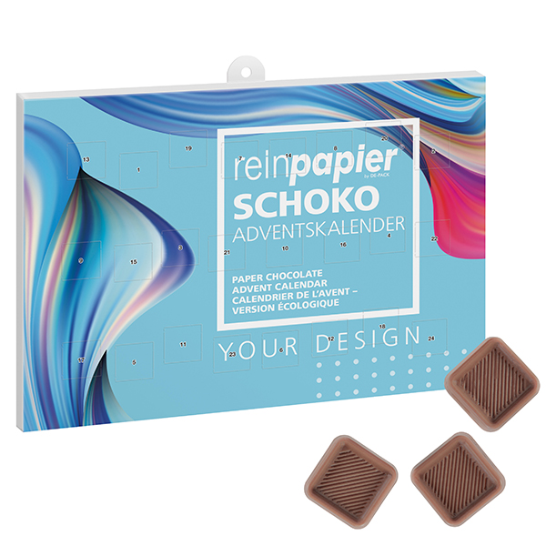 Chocolade Adventkalender met Chocolade - Heist-op-den-Berg bedrukken met logo