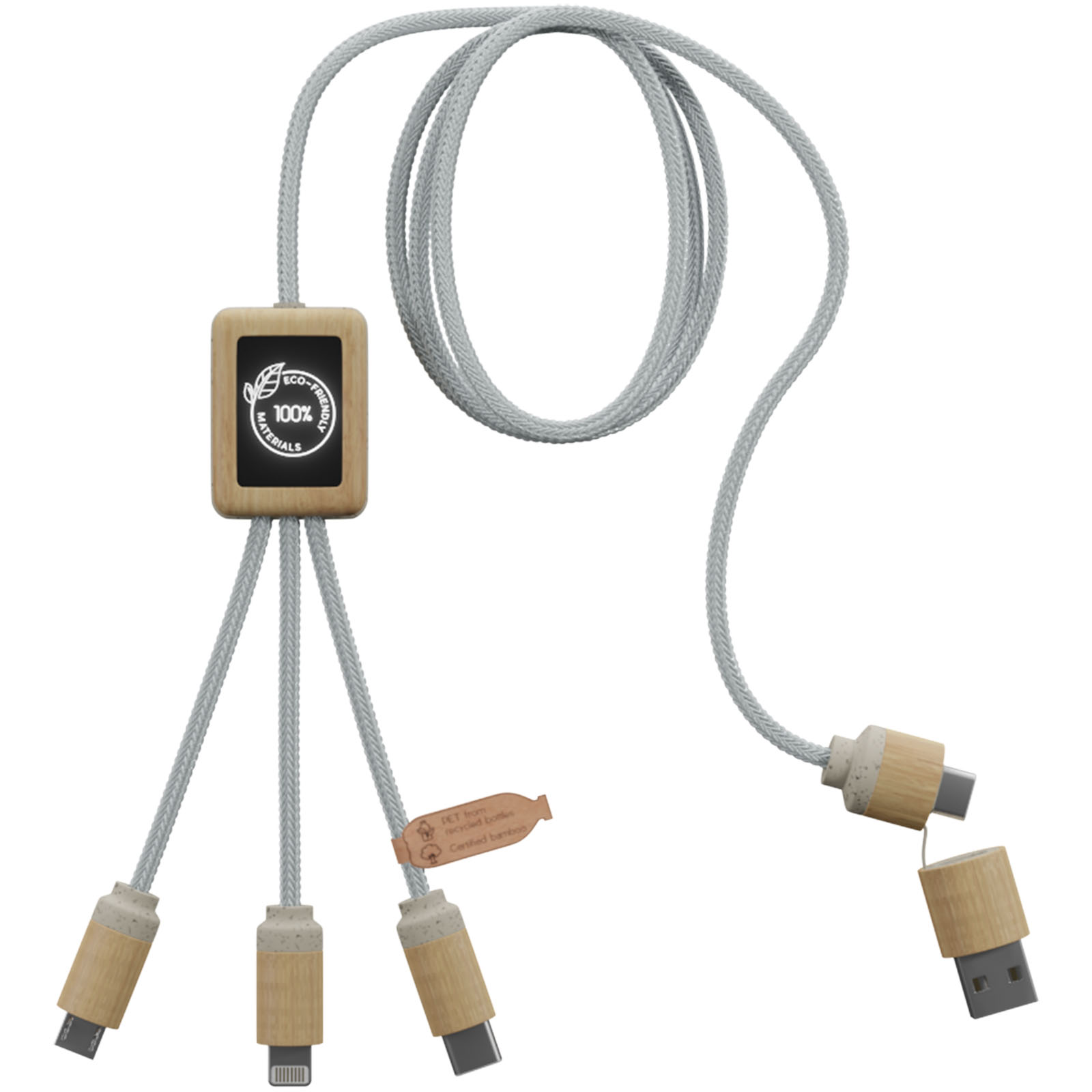 Duurzame 5-in-1 Oplaadkabel - Kapellen