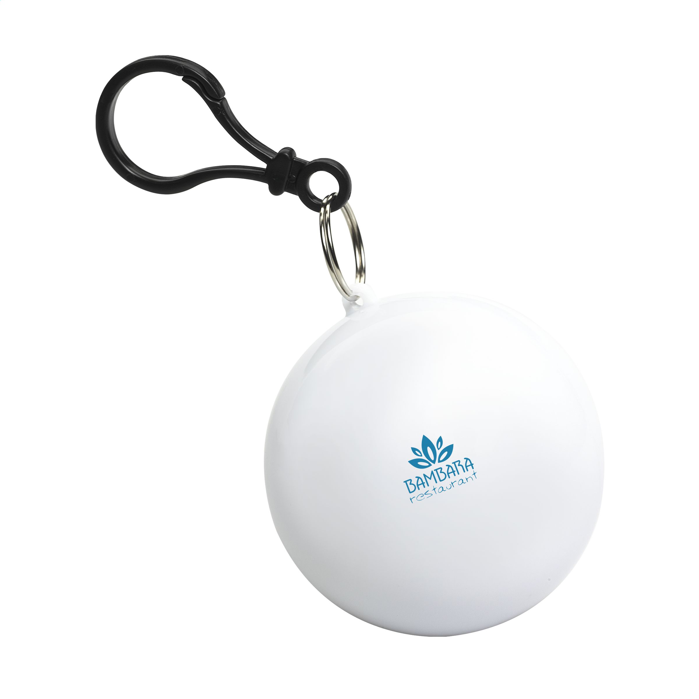 Transparante Regenponcho met Karabijnhaak - Gistel