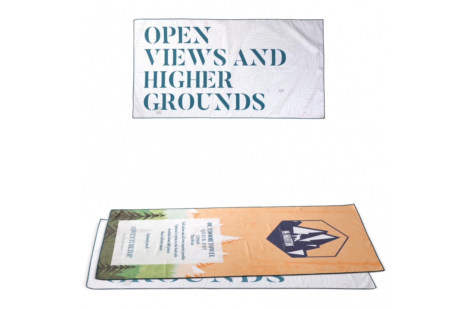 Snel Droog Handdoek 700x1400mm Volledig Kleur - Voort