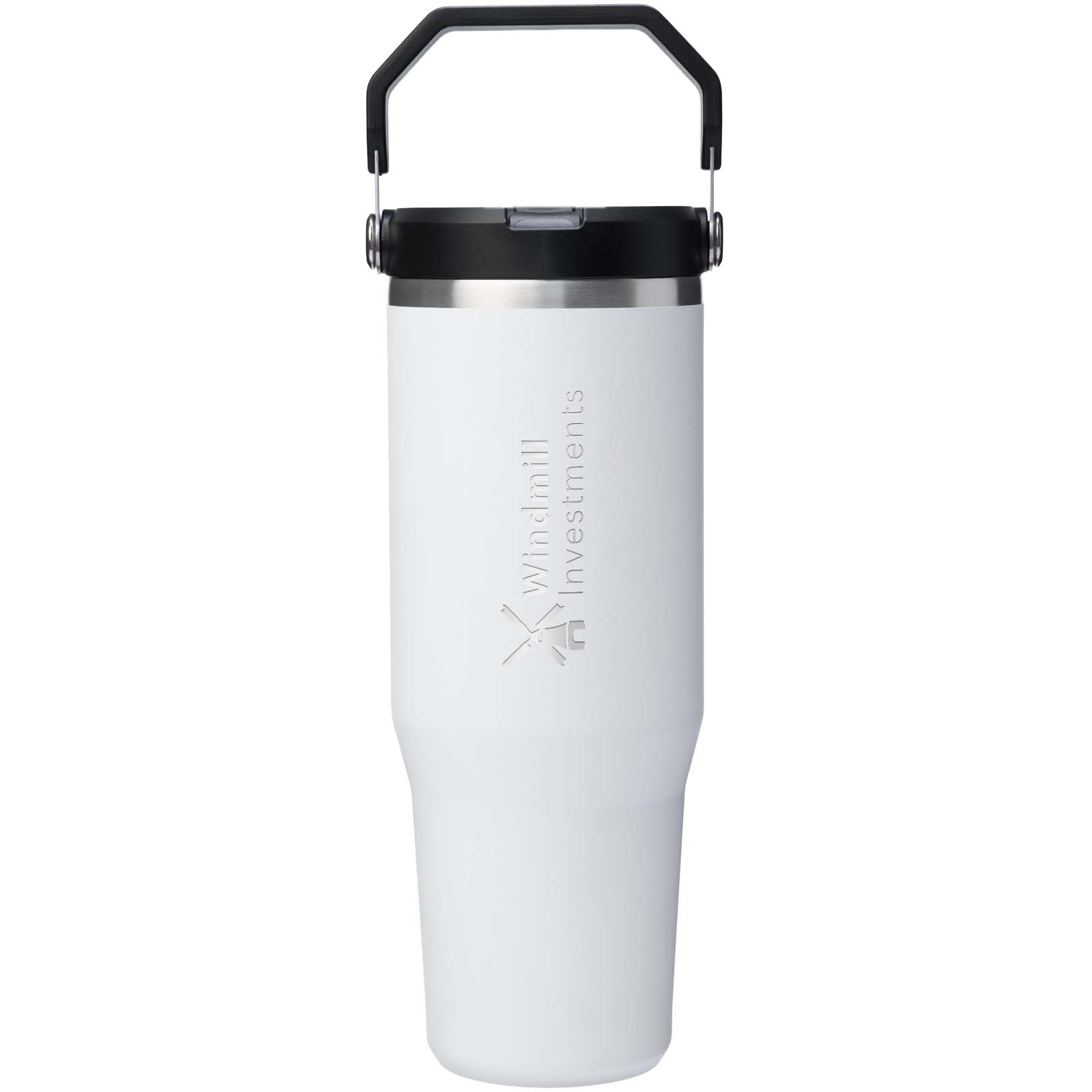 Stanley IceFlow™ 2.0 890 ml geïsoleerde roestvrijstalen beker met uitklapbaar rietje bedrukken met logo