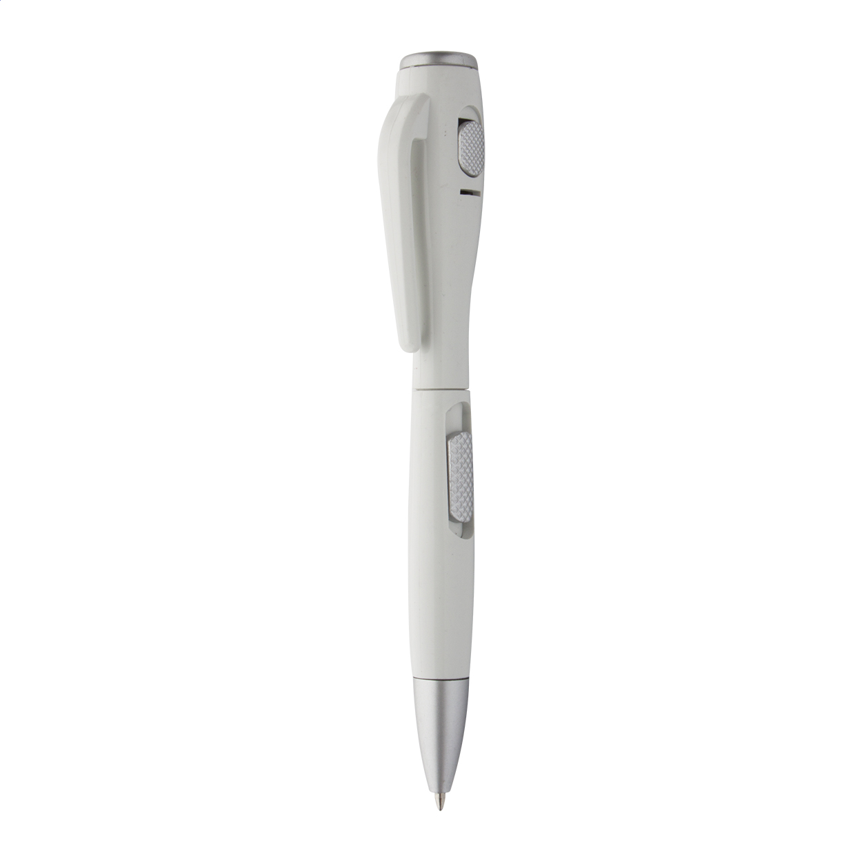 Docnote balpen met LED-lampje en blauwe inkt, bedrukt met logo bedrukken met logo