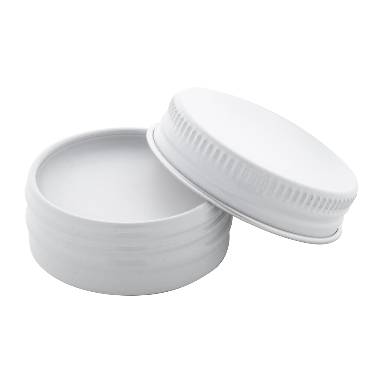 Contor vanille lippenbalsem SPF 15 in blikje van gerecycled aluminium, met logo bedrukken met logo