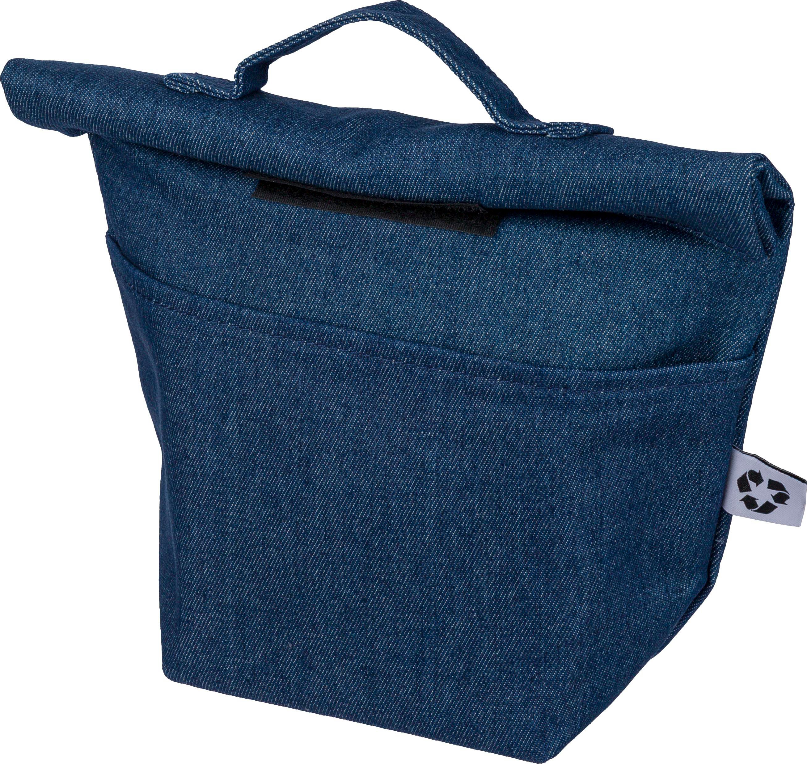 Koelrugzak van gerecyclede denim - Hove bedrukken met logo